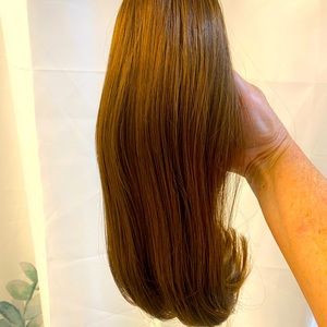 Hairpiece Auburn colored hair piece